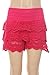 Girls' Crochet Lace Layered Shorts
