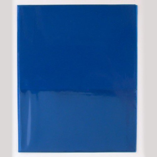 StoreSMART - SMART Folders - Letter Size, 2 Pocket - See-Thru Blue Vinyl Plastic - holds 200 sheets - 5-Pack - R935-STB-5