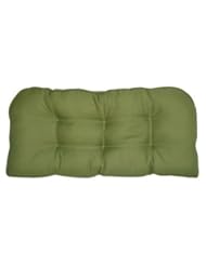 Lawn & Patio: Smith & Hawken Outdoor Settee Cushion - Green Textured - L&L Merchandise