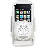GSI Quality Weather Resistant Transparent Case Dock With Built In Stereo Speaker And Volume Control, For Apple iPhone, iPod And Mp3 Players - Hanging Hook And Folding Stand - Play Music Outdoors On Patio, Beaches Etc. - White GSI Quality Weather Resistant Transparent Case Dock With Built In Stereo Speaker And Volume Control, For Apple iPhone, iPod And Mp3 Players - Hanging Hook And Folding Stand - Play Music Outdoors On Patio, Beaches Etc. - White