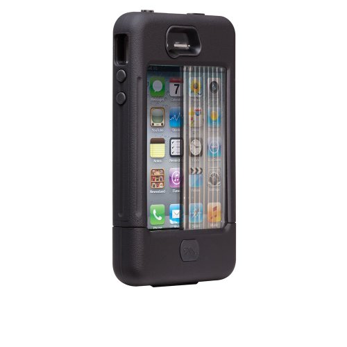Huge save onhard case or soft case for iphone Case-Mate CM016801 Tank Rugged Case for the Apple iPhone 4 and 4s - Black/Black
