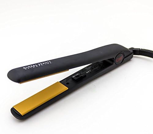 CHI Original Flat Iron Hair Straightener Ceramic Hairstyling Iron Black - 1 Inch
