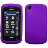 Cbus Wireless Purple Silicone Case / Skin / Cover for LG Encore / GT550