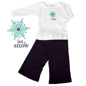 Buy One Acorn Long-Sleeve Tee Set - Let It Snow, size 3-6 months by One Acorn