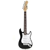 3/4 Electric-ST Guitar by Gear4music BK