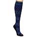 Sockwell Women's Chevron Moderate Graduated Compression Sock, Navy - S/M