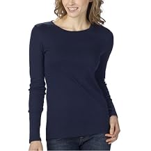 Merona&reg; Petites: Long Sleeve Crew Neck Tee - In The Navy