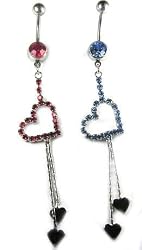 Valentine Heart with Garnet CZ