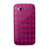 Amzer AMZ91662 Luxe Argyle High Gloss TPU Soft Gel Skin Case for HTC Sensat ....
