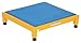 Vestil AHT-L-2424 Adjustable Work-Mate Stand with Ergo-Matting Deck, Steel, 24" Length x 24" Width Deck, 500-lb. Capacity, 6-3/4" - 8-3/4"" Height Range