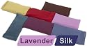 YogaAccessories (TM) Large Silk Eye Pillow (Lavender)