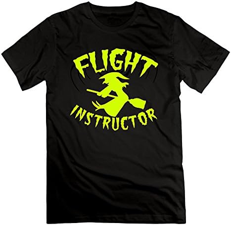 Men's Halloween Witch Short-sleeve T-shirt Black