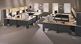Modular Office Furniture Set 2 - Series A Beech Collection - Bush Office Fu ....