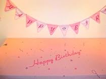 Yellow Label Kids Cloth Reusable Birthday Party Tablecloth - Pink