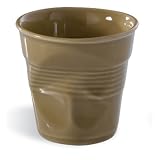 Revol Froisses 6.25 oz. Crumpled Cappuccino Tumbler, Savane