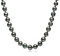 14k Gold 8mm Baroque Tahitian Pearl Necklace, 18"