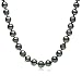14k Gold 8mm Baroque Tahitian Pearl Necklace, 18