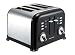 Morphy Richards 44334 4 SLICE ACCENTS BLACK TOASTER