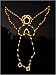 Lighted Holiday Display 670-LED Small Flying Angel - LED
