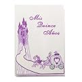 Satin Valeria Version Spanish Bible with Castle Cover - Lavender