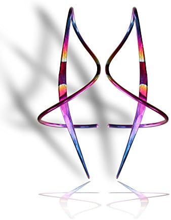 Earspiral Earrings 53SMN 53 short multicolor Niobium