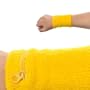 GOGO Thick Solid Color Wristband with Zipper / Wrist Wallet