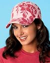 Yupoong Flexfit Floral Printed Cotton Twill Cap