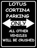 1993 LOTUS CORTINA STYLE METAL ADVERTISING WALL SIGN RETRO ART