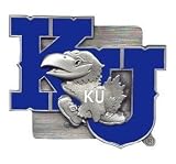 Kansas Jayhawks KU Logo Trailer Hitch Cover Plug