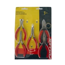 Fuller Tool 413-7005 5 Piece 5-Inch Miniature Plier Set