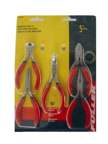 Fuller 413-7005 5 Piece 5-Inch Miniature Plier Set