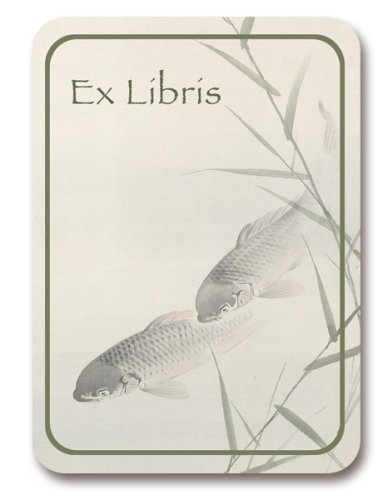Peaceful Koi - Set of 20 Adhesive Bookplates