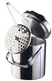 Seau à glace double paroi avec pince à glace et passoire - acier inoxydable