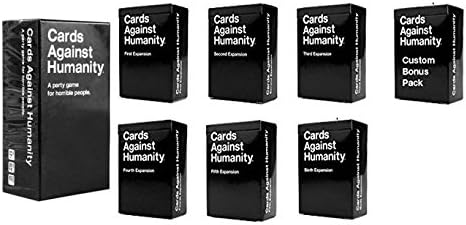 Cards Main Game + Expansions 1 2 3 4 5 6 + bonus pack Against Humanity