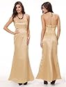 Elegantes langes Abendkleid, Farbe gold, Astrapahl