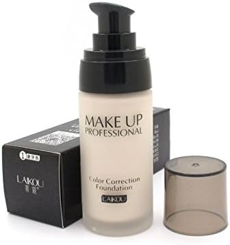 Whitening Flawless Coverage Fulid Liquid Foundation Concealer Moisturizer Oil-control Waterproof Makeup Brand Cosmetics 40g (ivory)