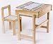 Kids alphabet design desk and chair set