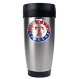 Texas Rangers MLB Stainless Steel Travel Tumbler -Primary Logo
