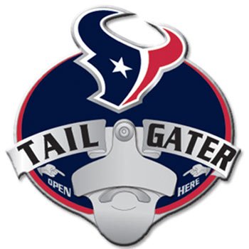 Houston Texans Bottle Opener Hitch Cover
