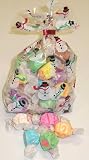 Gourmet Food : Scott's Cakes Assorted Nougat Salt Water Taffy 1/2 Pound Snowman Bag