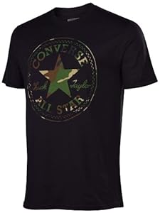 Converse Men's Chuck Taylor All Star Camo Patch T-Shirt-Black-Large