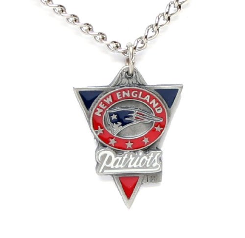 New England Patriots Chain Necklace & Pewter Pendant – NFL Football Fan Shop Sports Team Merchandise