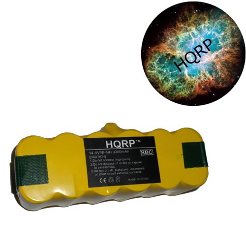 HQRP 3300mAh APS Battery for iROBOT Roomba 550 / 560 / 570 / 580 [Vacuum Cleaning Robot] Replacement plus HQRP Mousepad