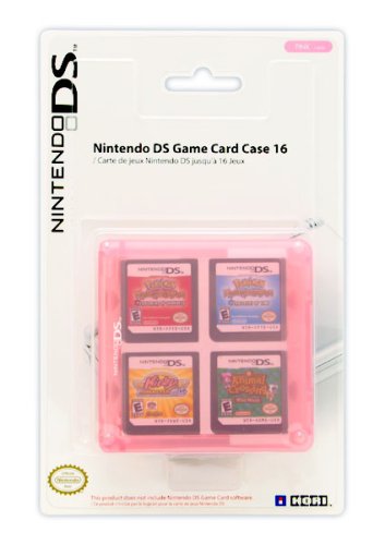 Childrens Toyshop  Video Games : Hori Officially Licensed DS Pink Card Case - 16 (Nintendo DS)