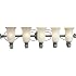 Progress Lighting Five-Light Bath Fixture with Antique Etruscan Glass $147.60