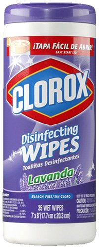 Clorox Disinfecting Wipes, Lavender, 35-Count Tubs (Pack of 12)