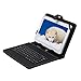 IVSO USB 2.0 Folio Keyboard with Stand Generic PU Leather case with Touch Screen Stylus Pen For 7