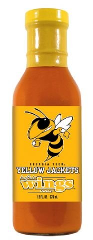 Georgia Tech Yellowjackets NCAA Buffalo Wings Sauce - 12oz by Hot Sauce Harry's