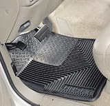Husky Liners 51011 Heavy Duty Black Rubber Front Floor Mat - Set of 2
