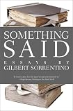 Something Said (American Literature (Dalkey Archive))